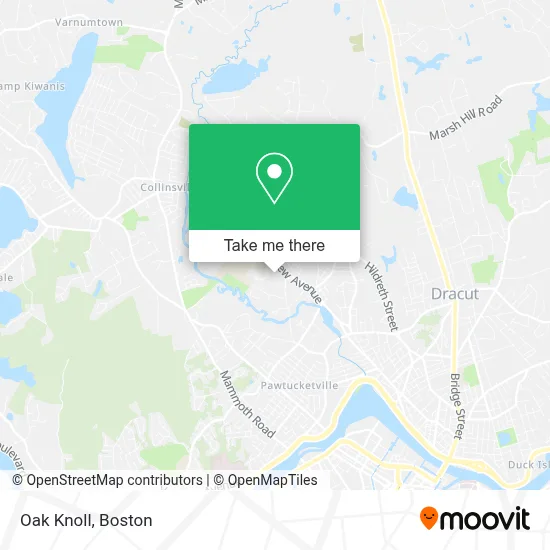 Oak Knoll map