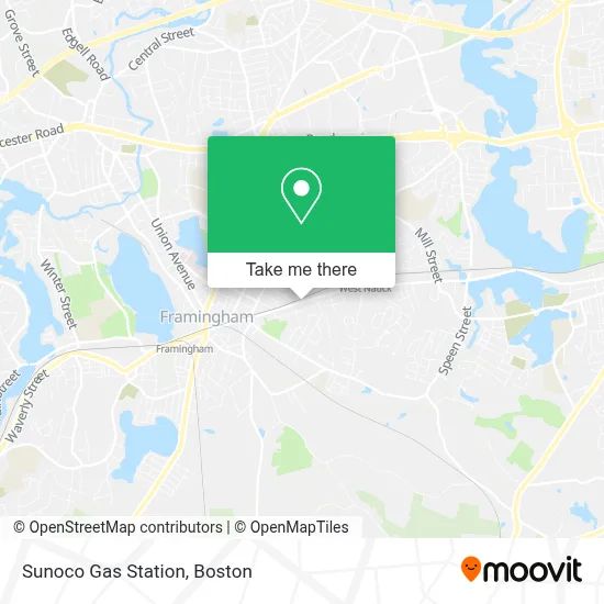 Sunoco Gas Station map