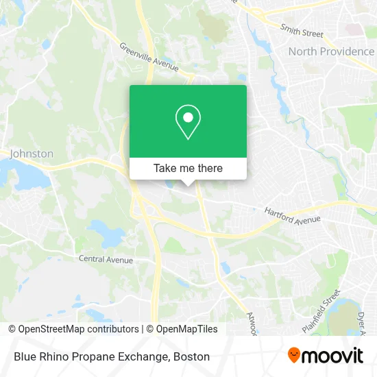Blue Rhino Propane Exchange map