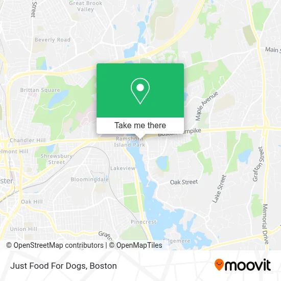 Just Food For Dogs map