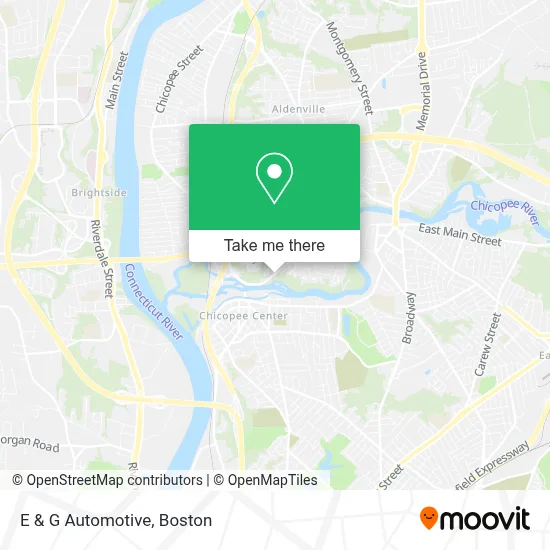 E & G Automotive map