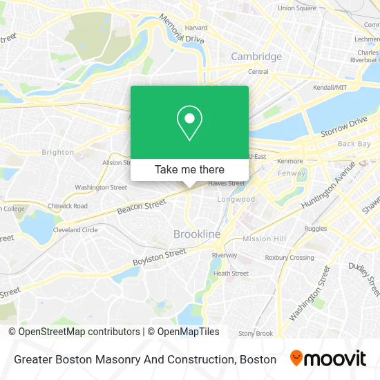 Greater Boston Masonry And Construction map