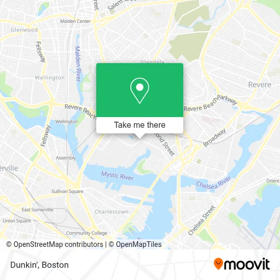 Dunkin' map