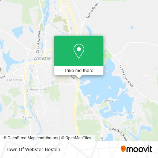 Town Of Webster map