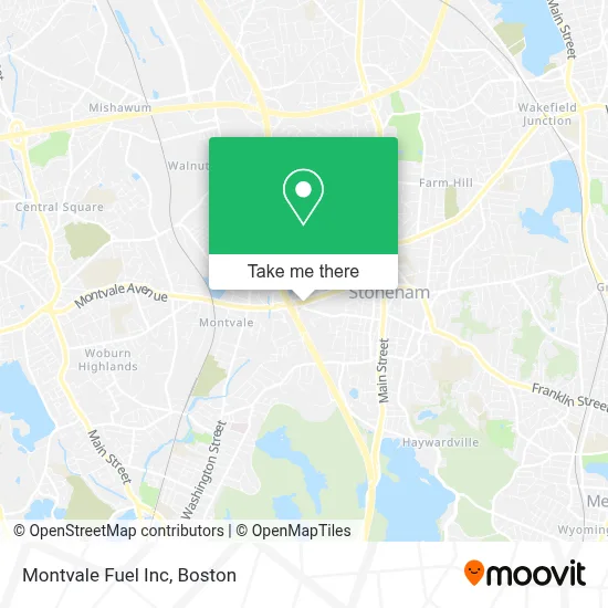 Montvale Fuel Inc map