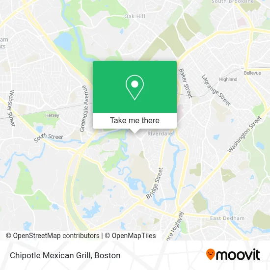 Chipotle Mexican Grill map
