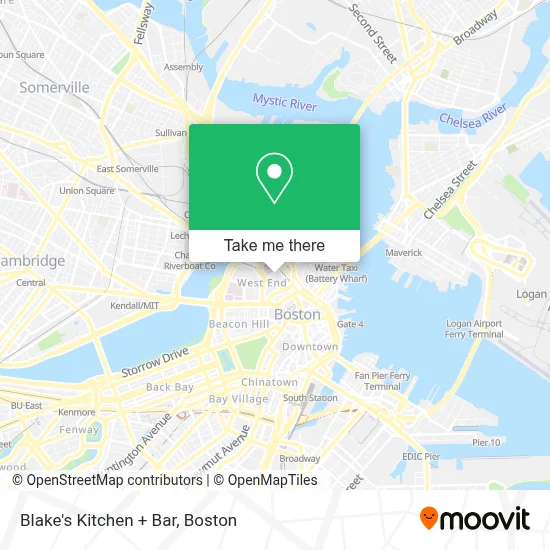 Blake's Kitchen + Bar map