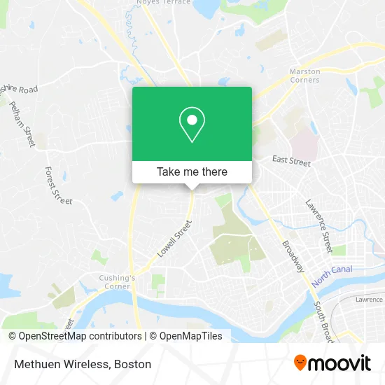 Methuen Wireless map
