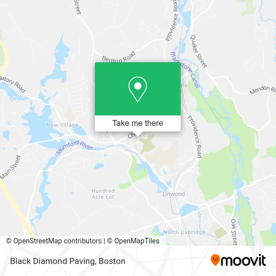 Black Diamond Paving map