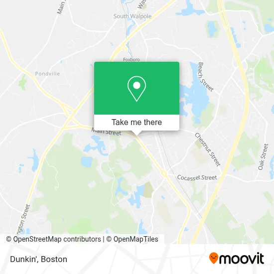 Dunkin' map