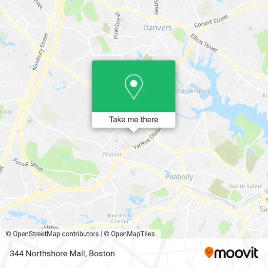 344 Northshore Mall map