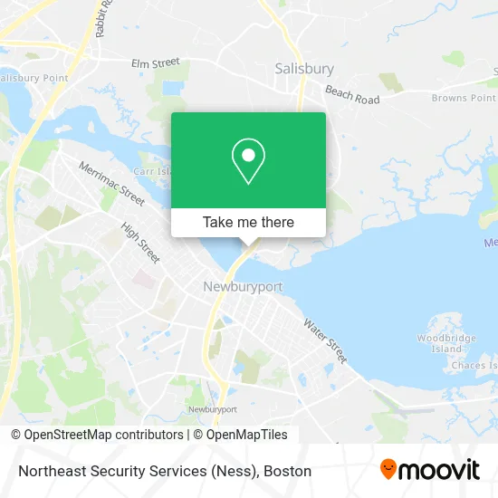 Northeast Security Services (Ness) map