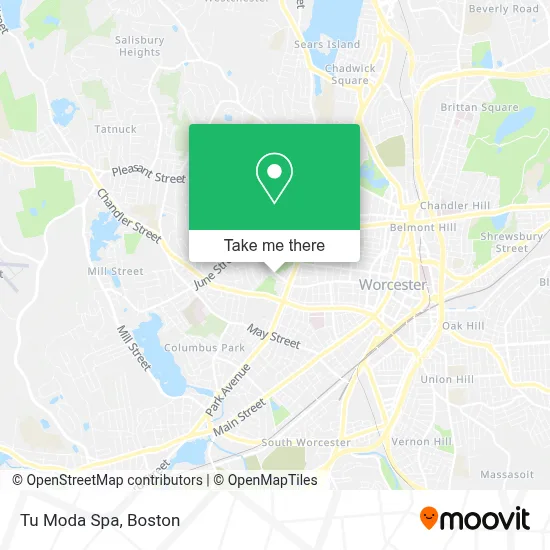 Tu Moda Spa map