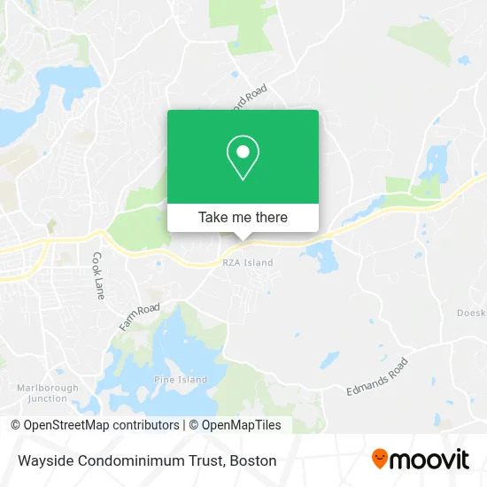 Wayside Condominimum Trust map