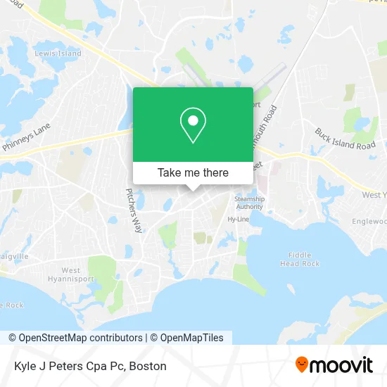 Kyle J Peters Cpa Pc map