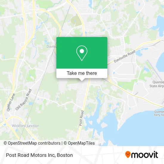 Post Road Motors Inc map