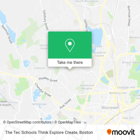 The Tec Schools Think Explore Create map