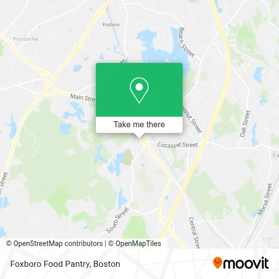 Foxboro Food Pantry map