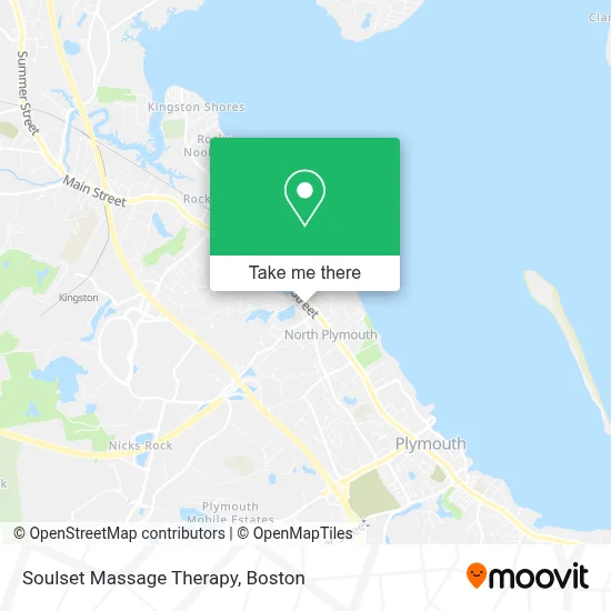 Soulset Massage Therapy map