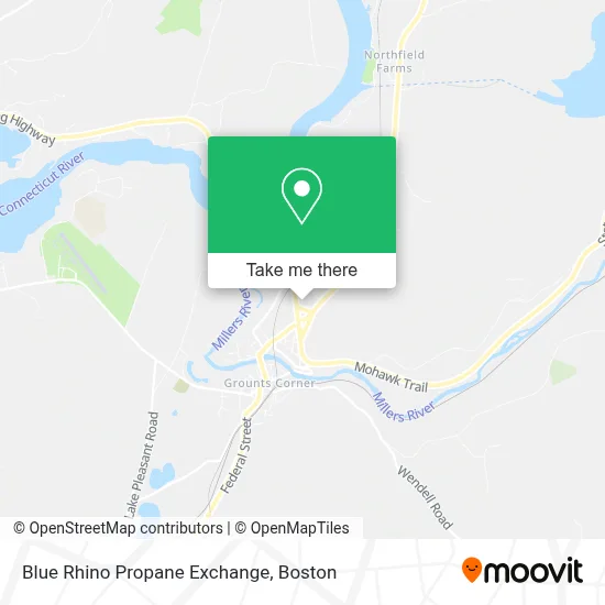 Blue Rhino Propane Exchange map
