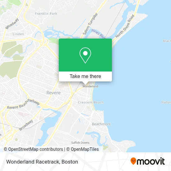 Wonderland Racetrack map