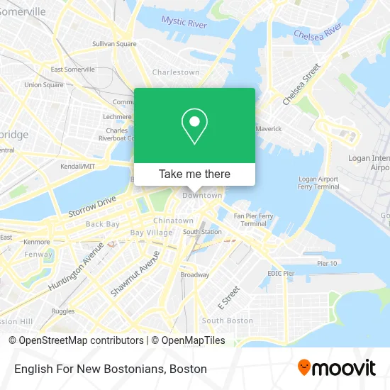 English For New Bostonians map