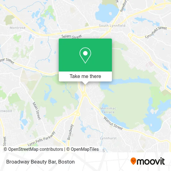 Broadway Beauty Bar map