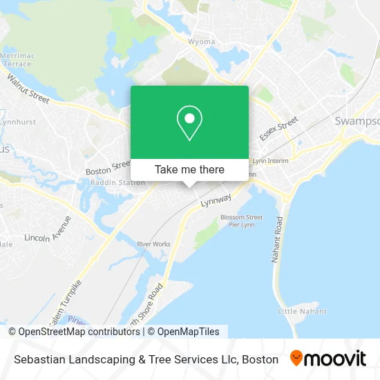 Sebastian Landscaping & Tree Services Llc map