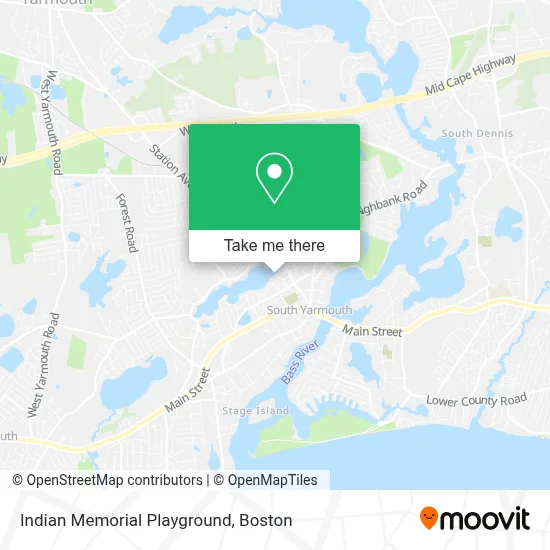 Indian Memorial Playground map