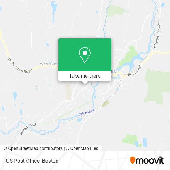 Us Post Office map