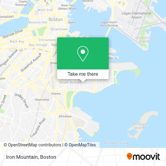 Iron Mountain map