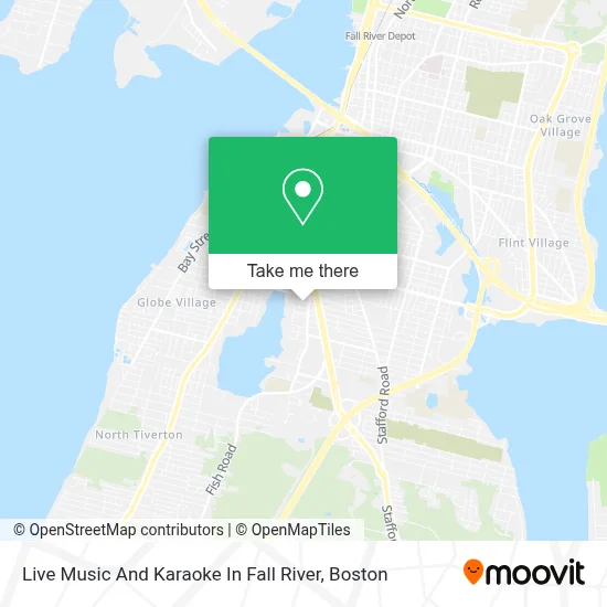 Live Music And Karaoke In Fall River map