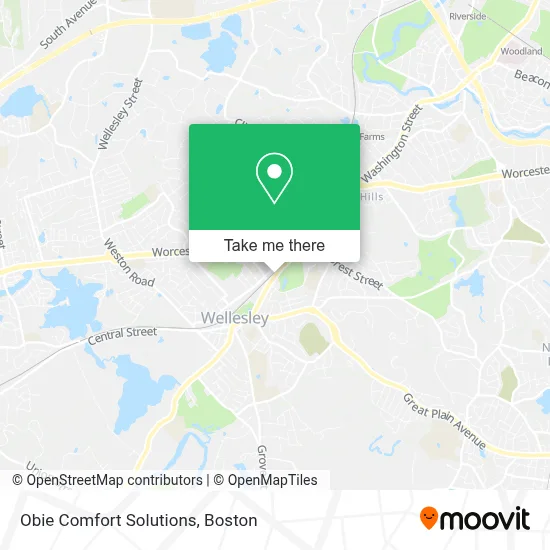 Obie Comfort Solutions map