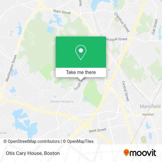 Otis Cary House map
