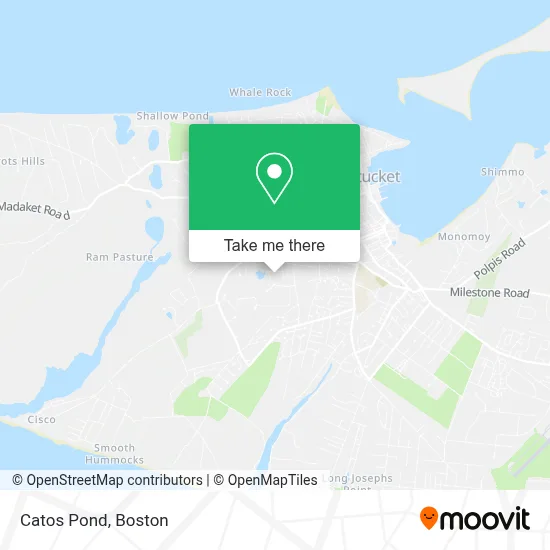 Catos Pond map