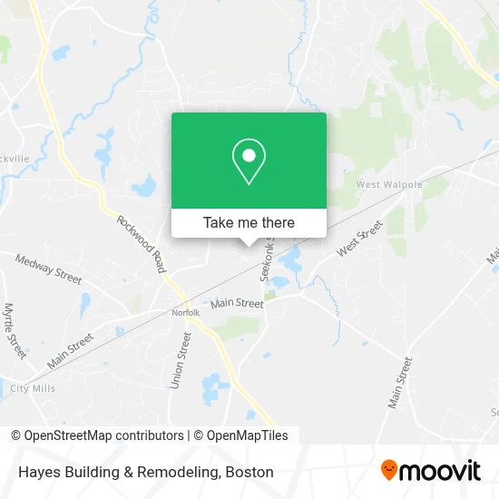 Hayes Building & Remodeling map