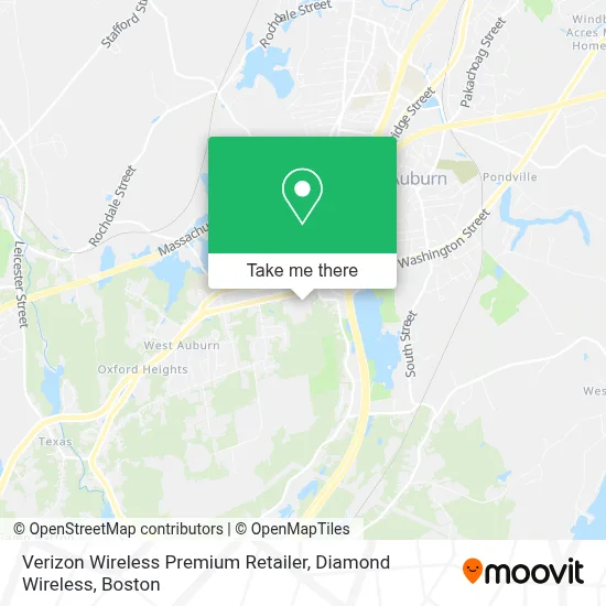 Verizon Wireless Premium Retailer, Diamond Wireless map