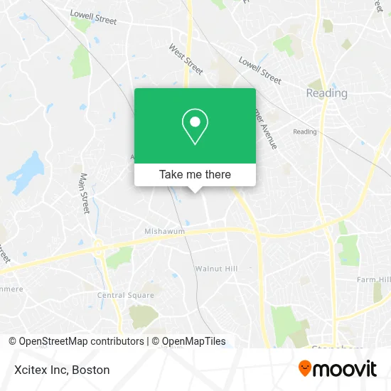 Xcitex Inc map