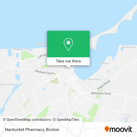 Nantucket Pharmacy map