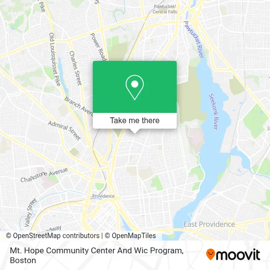 Mt. Hope Community Center And Wic Program map