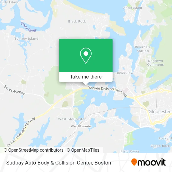 Sudbay Auto Body & Collision Center map