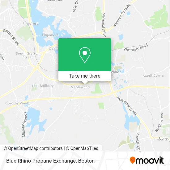 Blue Rhino Propane Exchange map