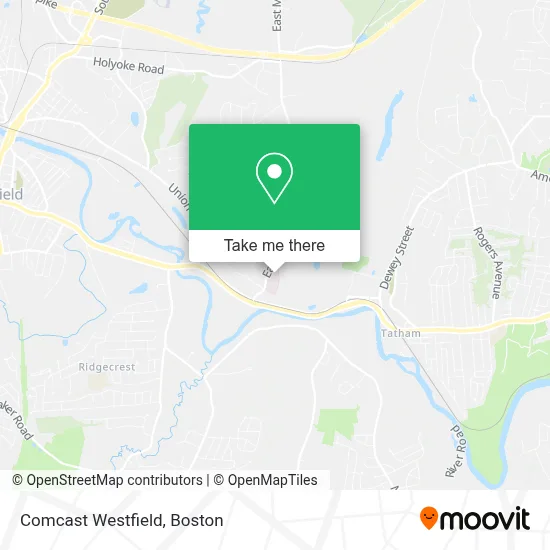 Comcast Westfield map