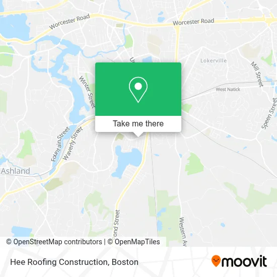 Hee Roofing Construction map