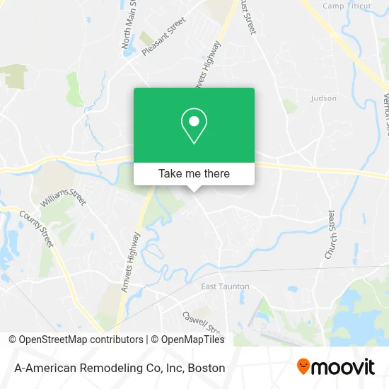 A-American Remodeling Co, Inc map