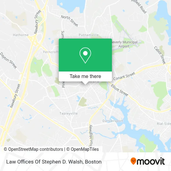 Law Offices Of Stephen D. Walsh map