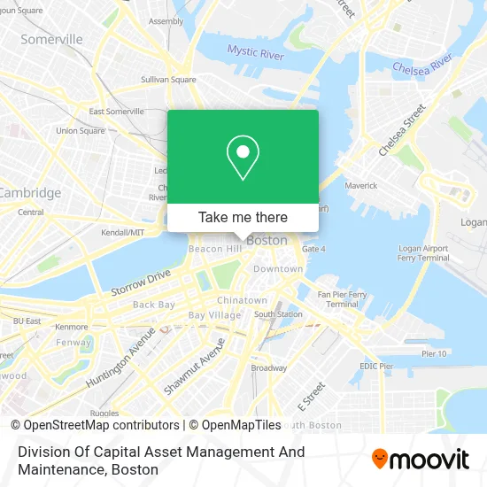 Division Of Capital Asset Management And Maintenance map