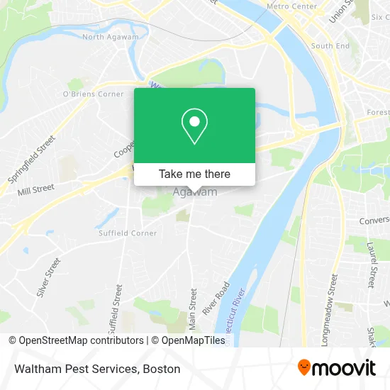Waltham Pest Services map