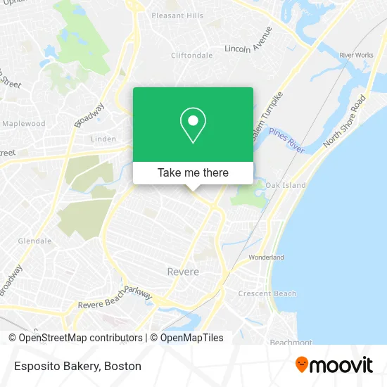 Esposito Bakery map