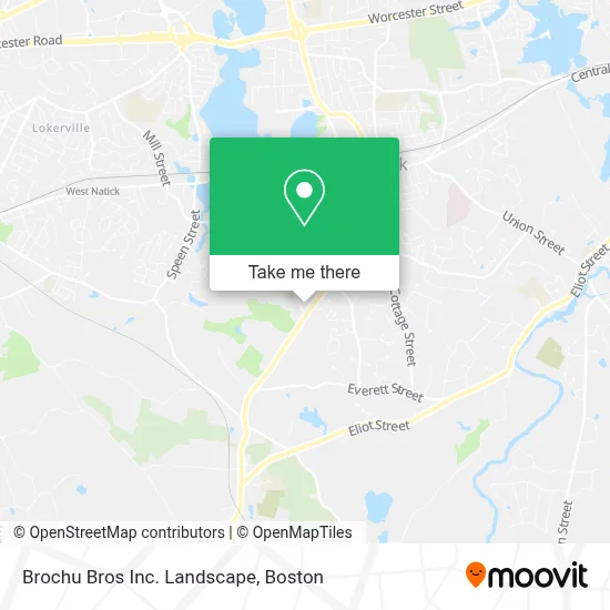 Brochu Bros Inc. Landscape map